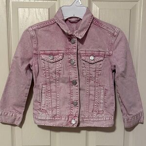 GAP Pink Jean Jacket Kids Toddler